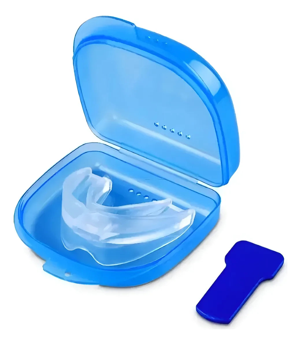 Protector bucal anti-ronquido moldeable con estuche